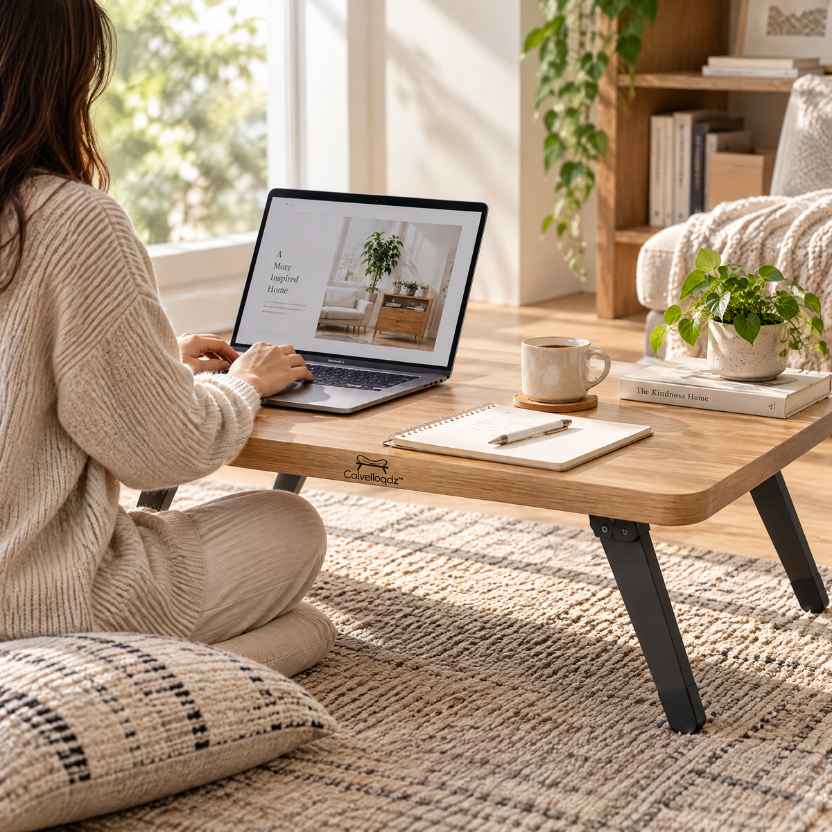 Calvelloqdz™ Foldable Floor Table - Image 3