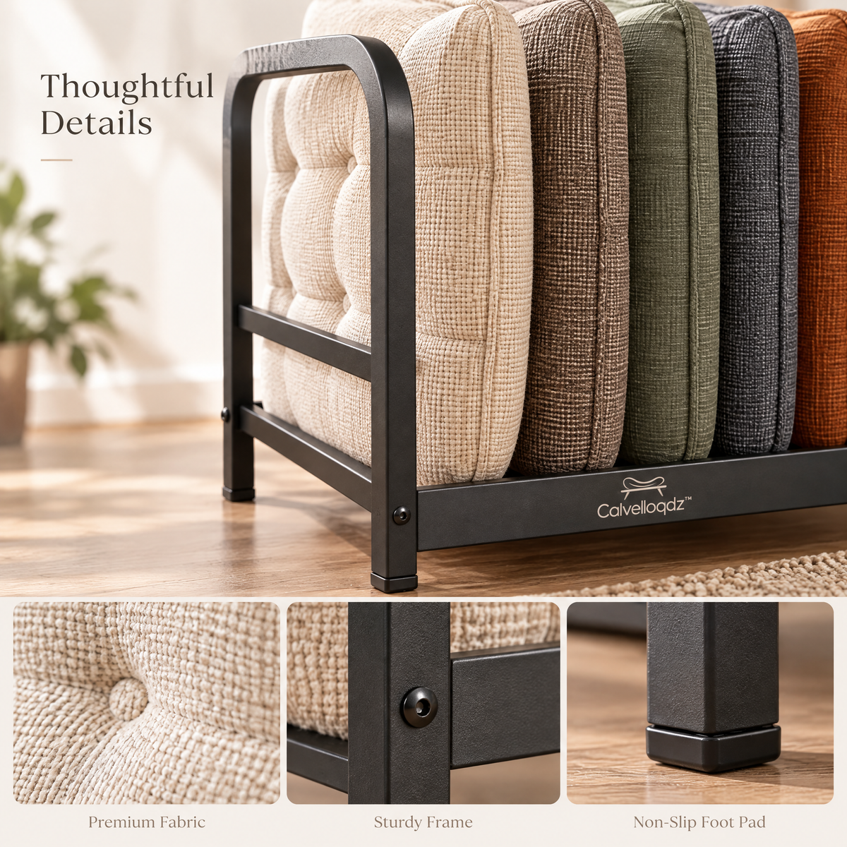 Calvelloqdz™ Floor Cushion Storage Rack - Image 5