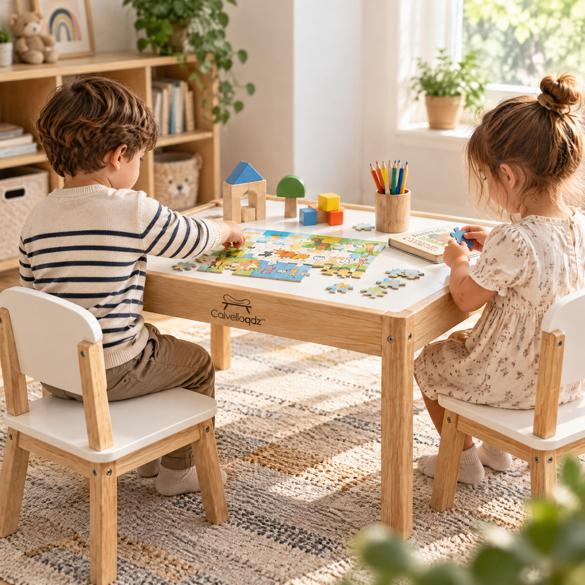 Calvelloqdz™ Puzzle & Game Activity Table - Image 3
