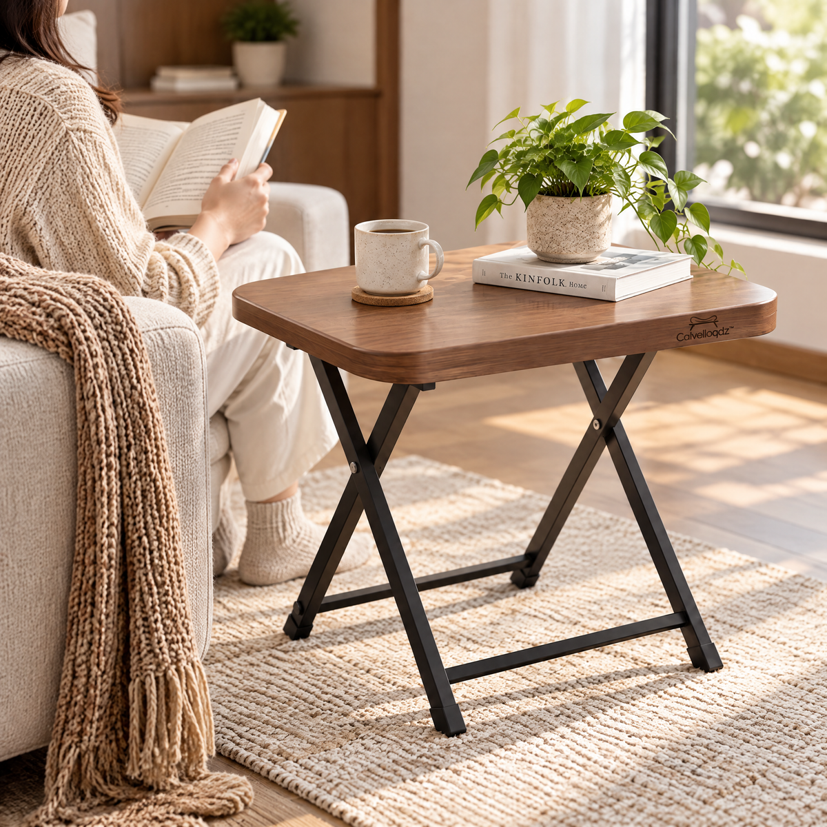 Calvelloqdz™ Portable Folding Side Table - Image 3