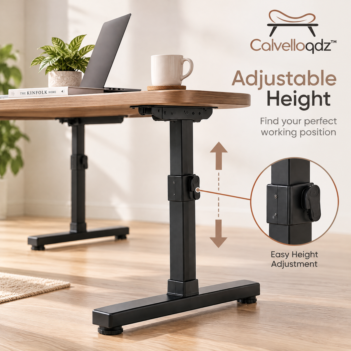 Calvelloqdz™ Adjustable Floor Desk - Image 4