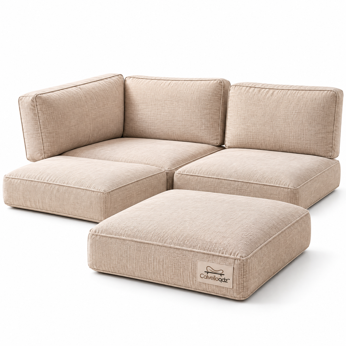 Calvelloqdz™ Modular Floor Seating Cushion Set - Image 1